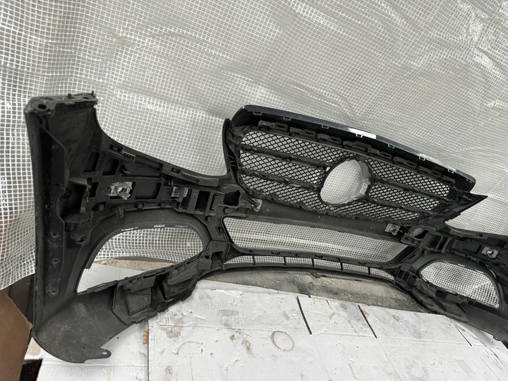 фото №6, Mercedes cklasa w205 бампер переднее