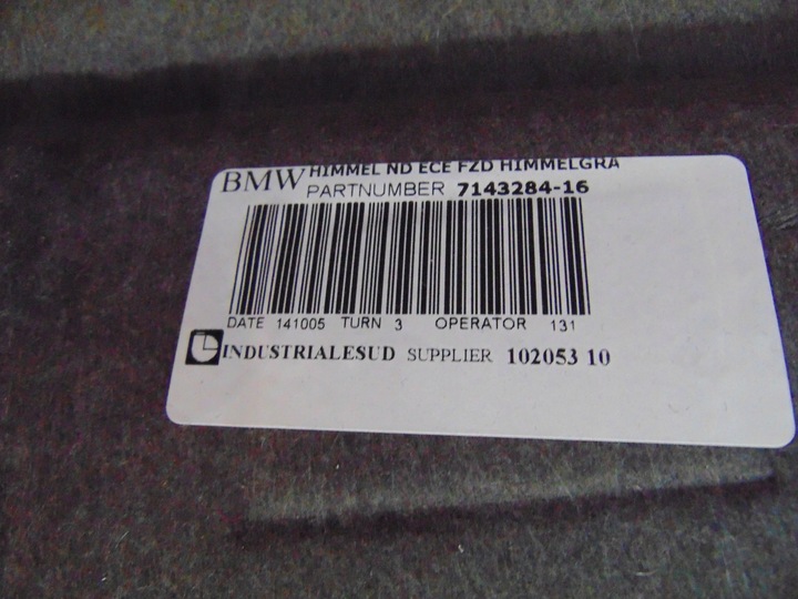 фото №13, Bmw e90 sedan потолок потолок 7143284