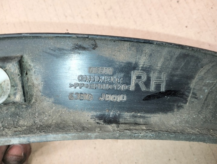 фото №12, Планка крило праві перед nissan qashqai j10 i 07-10 передній рестайлінг