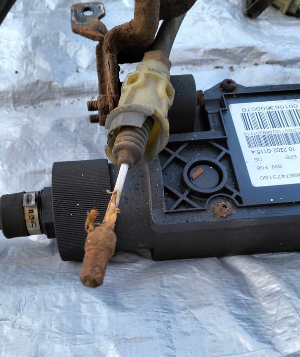 фото №6, Гальмо ручний електричний механізм троси citroen c5 iii x7 9687473180