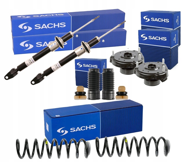 фото №1, Sachs набор 2x амортизатор подушка защита пружина mercedes w211 s211