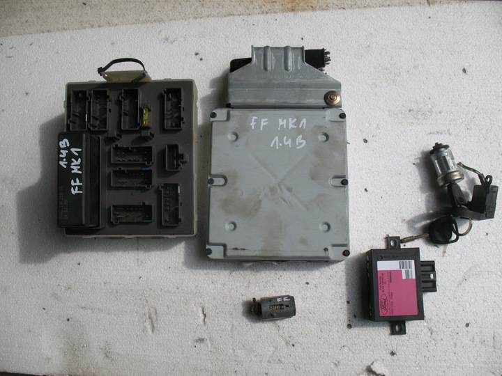 фото №1, Focus mk1 1.4 16v 2000 r-komputer, набор стартовый