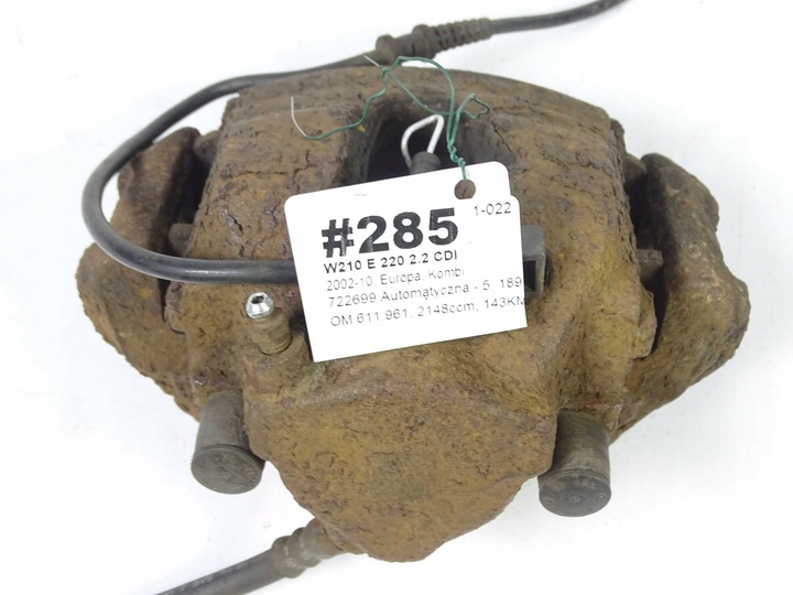 фото №6, Mercedes e класс w210 суппорт тормозной левый перед