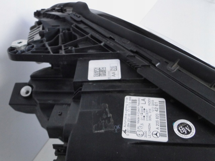 фото №12, Mercedes c клас w205 205 лампа ліва led ils інтелектуальний light керована