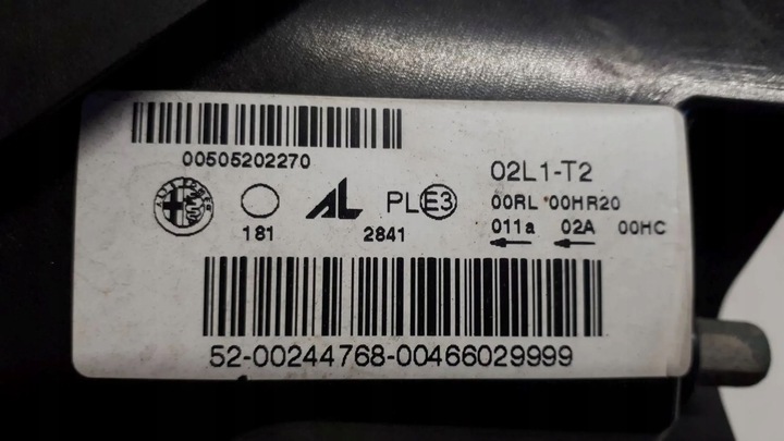 фото №10, Alfa romeo giulietta 2010-2020 лампа правая перед