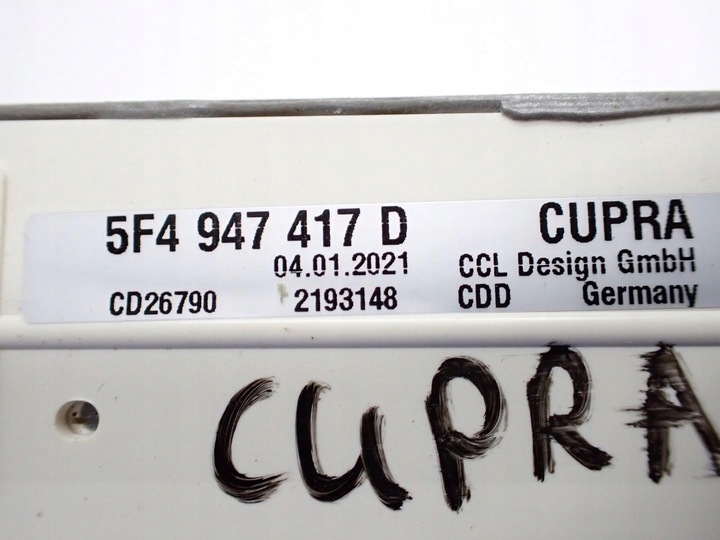 фото №3, Планка захист порога порогова лівий перед 5f4947417d cupra formentor 21r