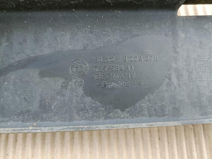 фото №9, Bmw e65 кронштейн  бампера средний зад 8223270