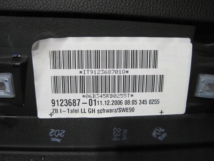 фото №6, Панель консоль pulpit bmw 5 e60 кружки старт