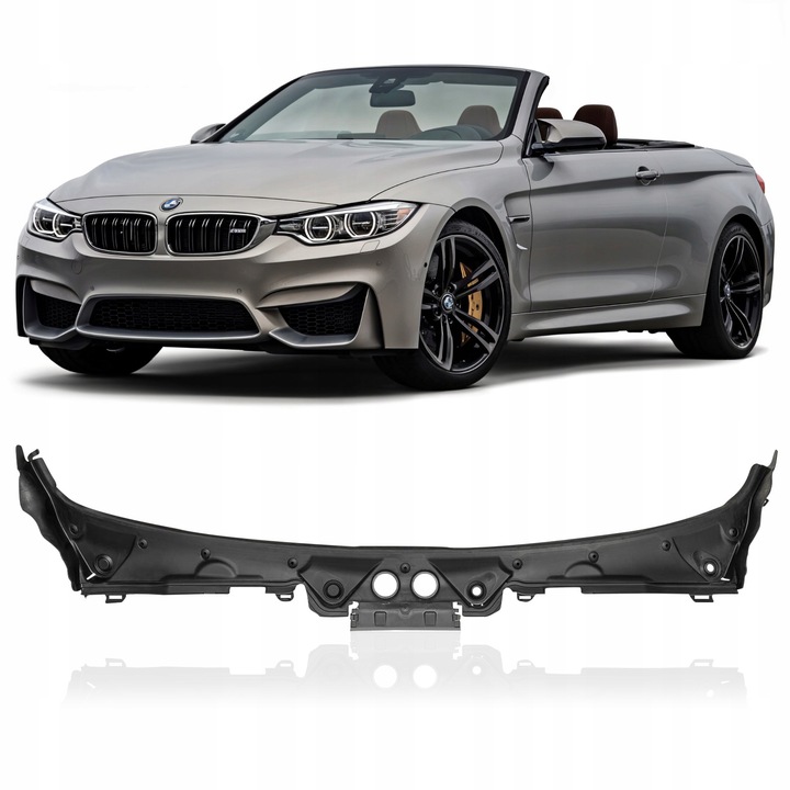 фото №15, Защита впуск воздуха панель под лобовым стеклом bmw f30 f31 f80 f83 - 51717258177