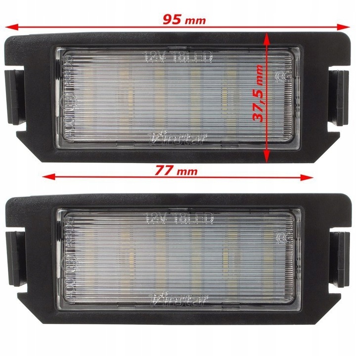 фото №1, Hyundai купе 02-09 подсветка номерного знака регистрационный led