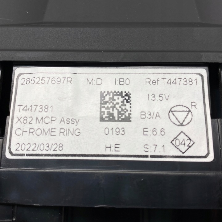 фото №14, Панель керування кондиціонера renault trafic iii iv kangoo 3 nv300