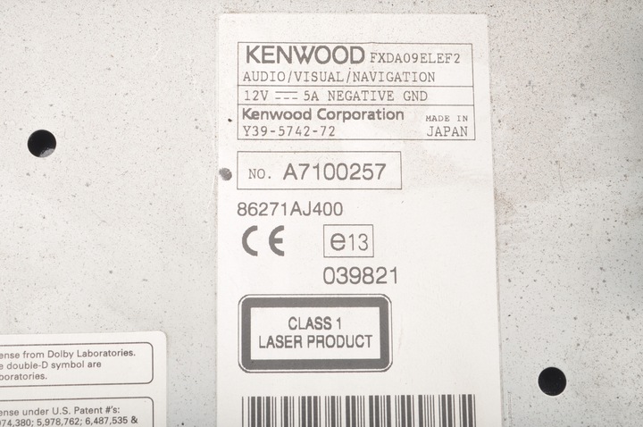 фото №6, Subaru legacy v навігація dvd панель dekor