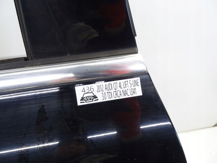 фото №14, Дверь левый зад левая задние audi q7 4l рестайлинг чёрные l041