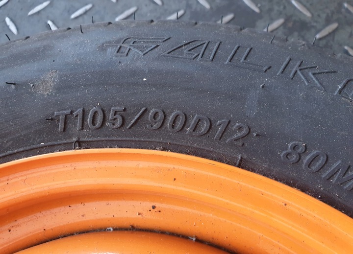 фото №3, Колесо запасное daihatsu cuore v 99-03 105/90d12
