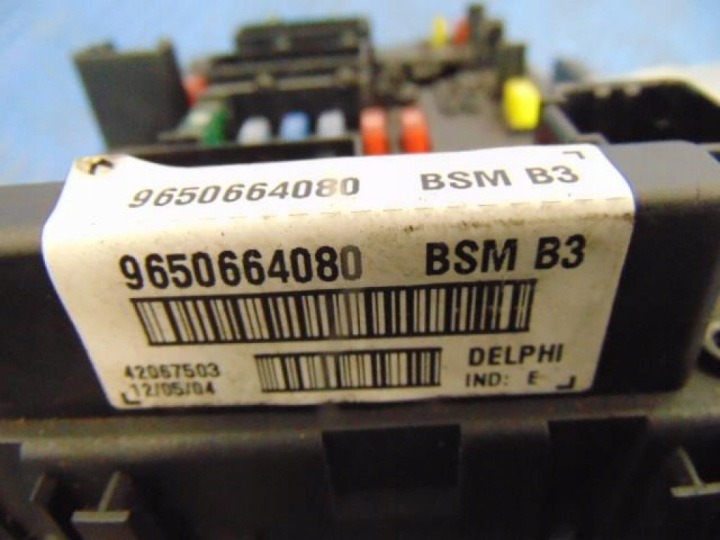 фото №6, Peugeot 307 moduł/sterownik bsm 9650664080