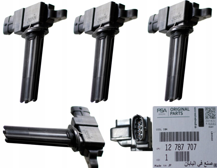 фото №1, 4x катушка зажигания opel saab 1.8t 2.0t b207e b207l b207r z20net комплект оригинальный номер