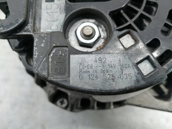 фото №7, Генератор citroen c4 picasso i 9646321880 0124525035 1.6 hdi