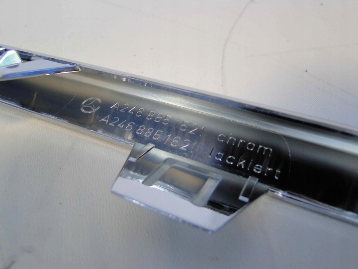 фото №8, Mercedes b w246 246 рестайлинг планка хром бампера зад