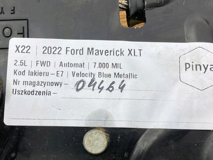 фото №6, Механизм лебёдка крепление колёса запасного ford maverick 2022+