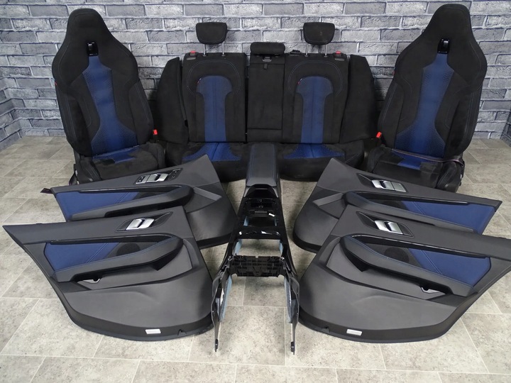 фото №1, Bmw f40 сиденья диван обшивки туннель средство салон m performance алькантара