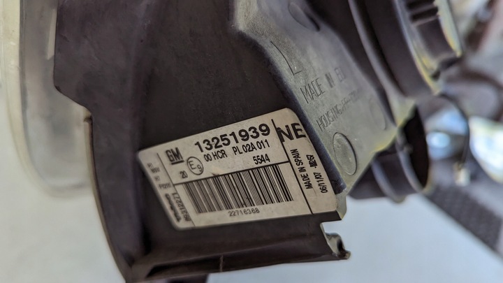 фото №5, Лампа передня перед ліва opel vectra c рестайлінг