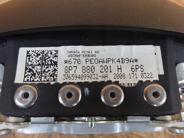 фото №12, Audi a3 8p cabrio рестайлінг подушка безпеки повітряна подушка водія 8p7880201h