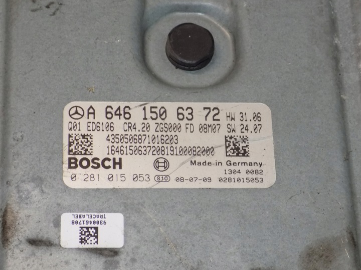 фото №10, Комп'ютер блок керування mercedes a6461506372 0281015053