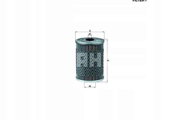 фото №2, Фільтр масла mercedes w126 2 knecht