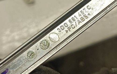 фото №6, Планка хром dekor сидіння передньої vw phaeton 3d 3d0881457c / 3d0881458c