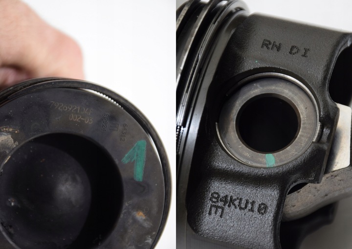 фото №13, Bmw f70 u06 u11 u10 18d 20d 2,0d b47c20b dół блок двигуна wał колінчастий поршні