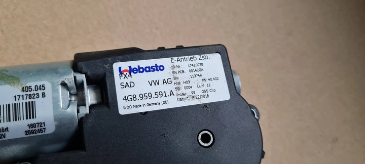 фото №6, S6 c7 4g a6 рестайлінг двигунчик люк 4g8959591a s7 4g a7