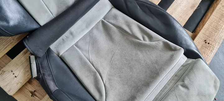 фото №9, Sq5 8r q5 рестайлінг обшивка сидіння шкіра perlnappa алькантара ліва сидіння