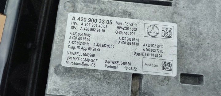 фото №8, Радіо модуль mercedes sprinter 910 907 a4209003305