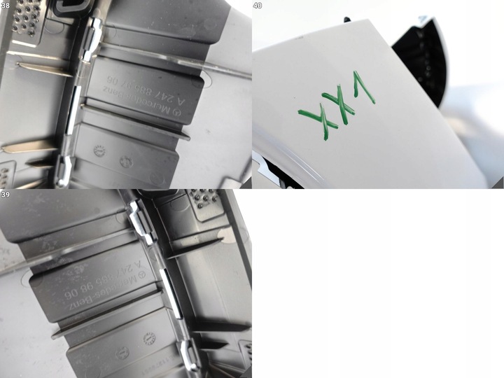 фото №12, Mercedes gla h247 amg рестайлінг mopf 23- бампер перед + решітка радіатора ґрати ковзани