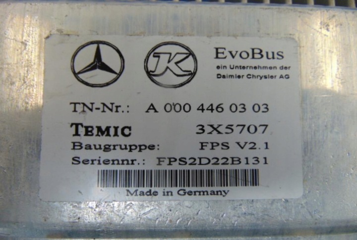 фото №8, Mercedes citaro 6.4d компьютер двигателя a0004460303