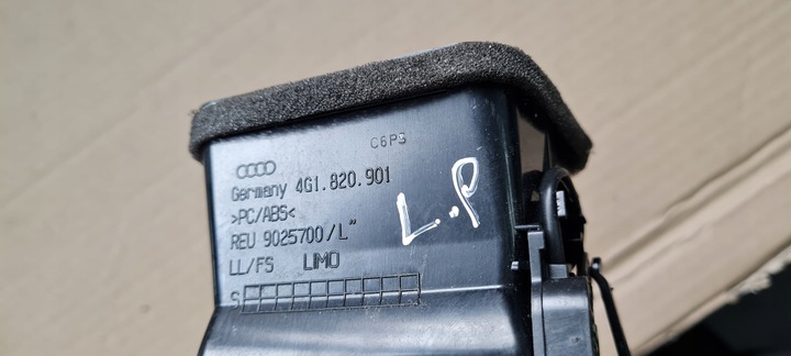 фото №7, S7 4g a7 решітка повітропровід ліва консолі 4g1820901 a6 c7 4g