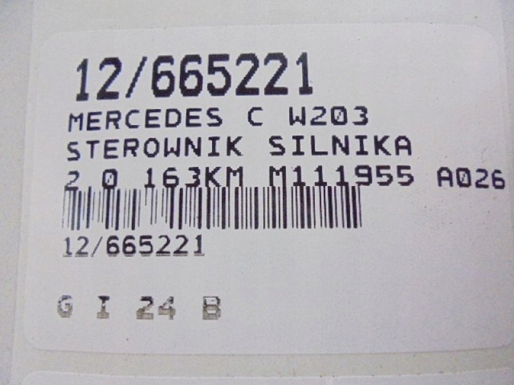 фото №6, W203 комп'ютер a0265454732 2,0 5wk90365