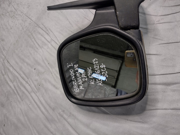 фото №14, Дзеркало механічне ліві citroen berlingo i k: kmhc 2pin
