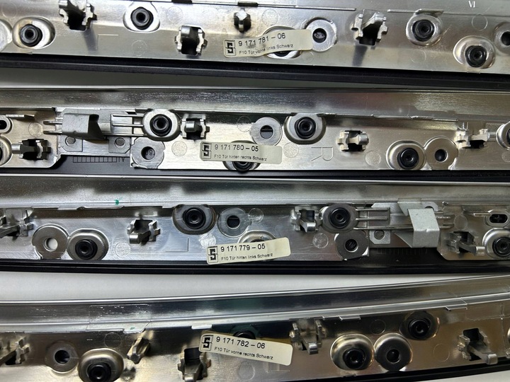 фото №14, Набор декоративных накладка декоры чёрный high-gloss bmw 5 f10 f11