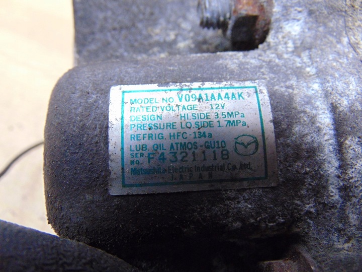 фото №11, Компрессор кондиционера mazda 2 ii de 1.3 v09a1aa4ak