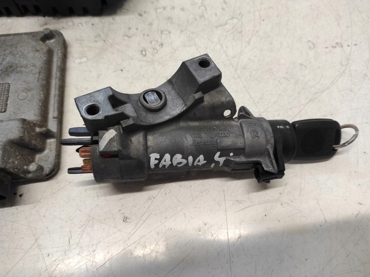 фото №6, Skoda fabia 1 i 99- 1.2 azq набор стартовый иммобилайзер компьютер 03e906033a