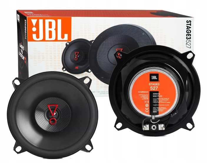 фото №11, Jbl stage 3 627 + 527 динаміки 4 szt do audi a3 8l перед + зад проставки