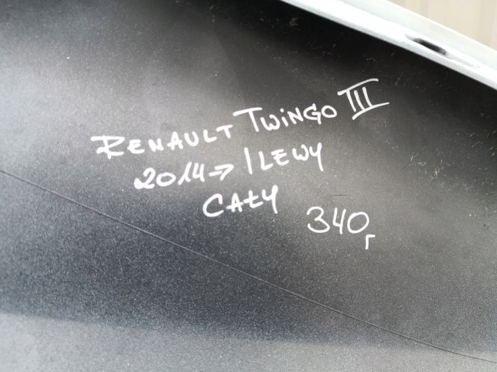 фото №11, Крыло передний renault twingo iii 14- левое полный
