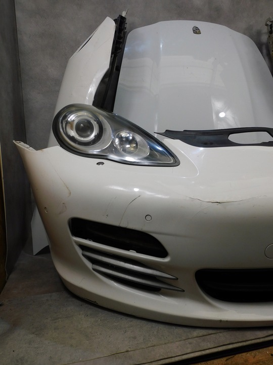 фото №7, Porsche panamera 970 комплектный перед капот лампы бампер pas белый