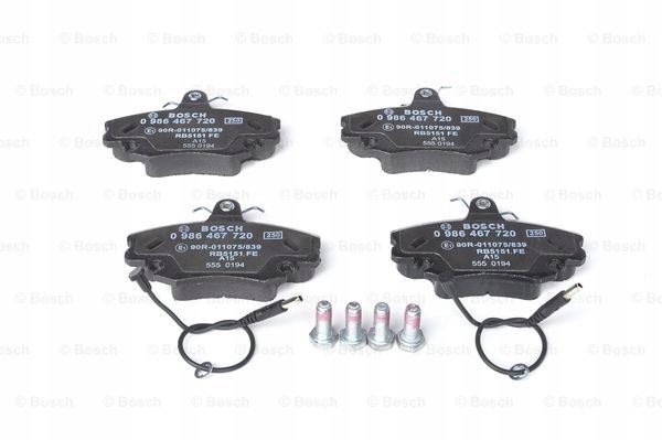фото №13, Bosch 986 467 720 комплект тормозные колодки тормозных,