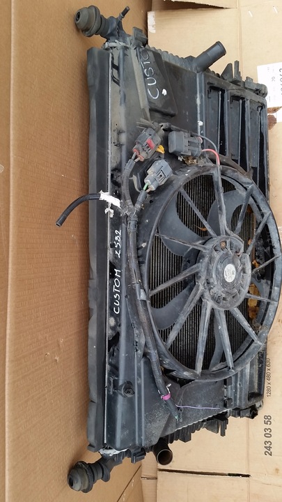 фото №4, Радіаторів вентилятори ford transit custom 2.0