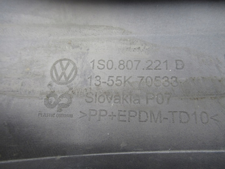 фото №11, Vw up! бампер перед 1s 12-16 1s0807221d