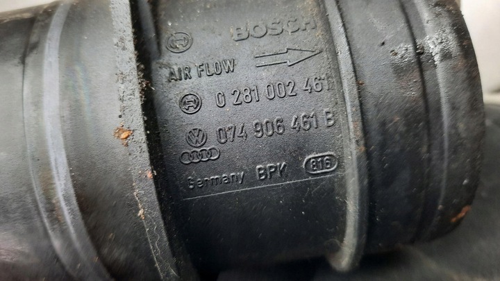 фото №6, Витратомір 0281002461 074906461b vw passat b6 05-10r 2.0 tdi