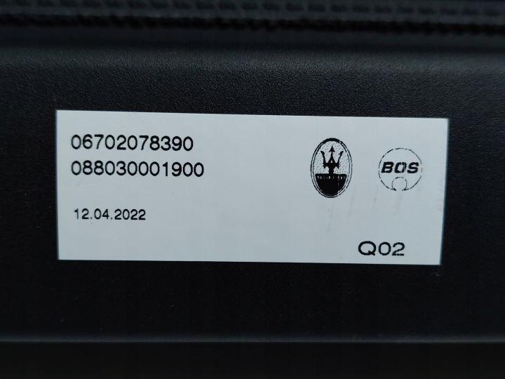 фото №8, Maserati grecale ролета багажника оригінал 06702078390