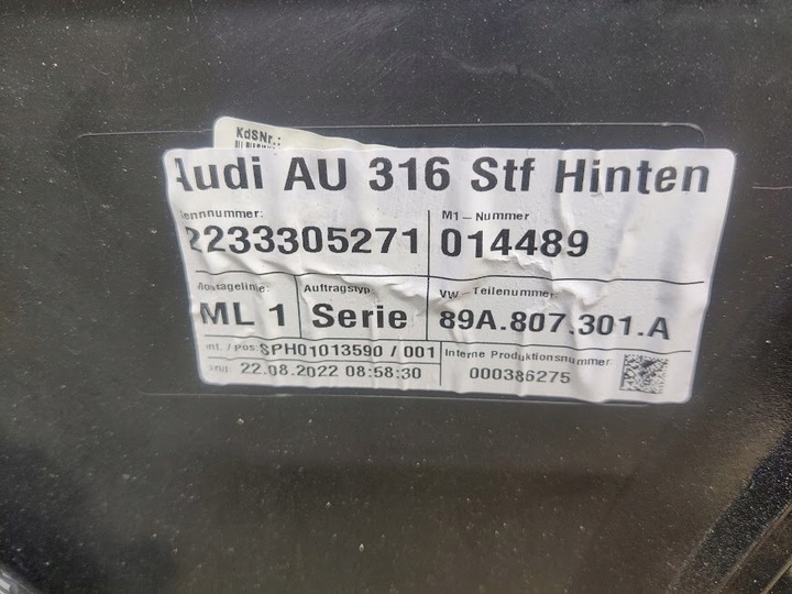 фото №10, Бампер зад задний audi q4 e-tron 89a advanced 21-